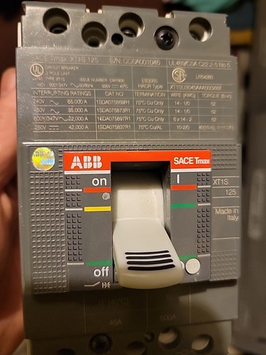 Abb sace tmax xt1n - sace, 45